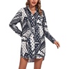 image:imageLYANER Womens V Neck Dressy Shirt DressGeometric Polka Dots