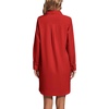 image:imageLYANER Womens V Neck Dressy Shirt DressRed