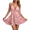 Coral Pink Print