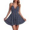 Floral Navy Blue