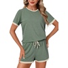 image:imageLYANER Womens 2 Piece Cute Lounge SetArmy Green