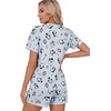 image:imageLYANER Womens 2 Piece Cute Lounge SetBlack Penguin