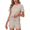 image:imageLYANER Womens 2 Piece Cute Lounge SetPink Floral