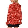 image:imageLYANER Womens Bow Tie Neck Business Work BlouseFloral Red