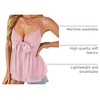 image:imageLYANER Womens Deep V Neck Sexy Babydoll Tank TopsDusty Pink