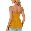 image:imageLYANER Womens Deep V Neck Sexy Babydoll Tank TopsGinger