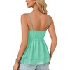 image:imageLYANER Womens Deep V Neck Sexy Babydoll Tank TopsMint Green