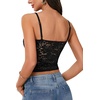 image:imageLYANER Womens Floral Lace See Through Sexy CamiBlack