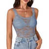 image:imageLYANER Womens Floral Lace Sexy Tank TopsHaze Blue