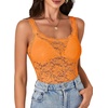 image:imageLYANER Womens Floral Lace Sexy Tank TopsOrange