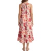 image:imageLYANER Womens Floral Print Halter Neck Boho SundressBeige