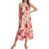 image:imageLYANER Womens Floral Print Halter Neck Boho SundressBeige