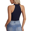 image:imageLYANER Womens Halter Neck Cut Out Y2K CamiNavy Blue