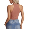 image:imageLYANER Womens Halter Neck Cut Out Y2K CamiRed Bean Paste Pink