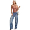 image:imageLYANER Womens Halter Neck Cut Out Y2K CamiRed Bean Paste Pink