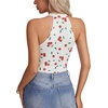 image:imageLYANER Womens Halter Neck Cut Out Y2K CamiRed Cherry