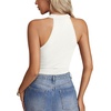 image:imageLYANER Womens Halter Neck Cut Out Y2K CamiWhite
