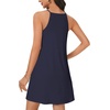 image:imageLYANER Womens Halter Neck Mini DressDark Blue