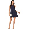image:imageLYANER Womens Halter Neck Mini DressDark Blue