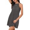 image:imageLYANER Womens Halter Neck Mini DressDark Grey
