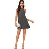 image:imageLYANER Womens Halter Neck Mini DressDark Grey