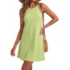 image:imageLYANER Womens Halter Neck Mini DressLight Green