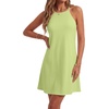 image:imageLYANER Womens Halter Neck Mini DressLight Green