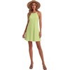 image:imageLYANER Womens Halter Neck Mini DressLight Green