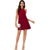 image:imageLYANER Womens Halter Neck Mini DressWine Red