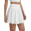 image:imageLYANER Womens Lace Trim Casual Mini SkirtsWhite