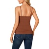 image:imageLYANER Womens Lace Trim V Neck Y2k Cami TopCaramel