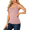 image:imageLYANER Womens Lace Trim V Neck Y2k Cami TopDusty Pink