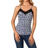 image:imageLYANER Womens Lace Trim V Neck Y2k Cami TopFloral Multi