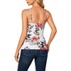 image:imageLYANER Womens Lace Trim V Neck Y2k Cami TopFloral White