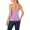 image:imageLYANER Womens Lace Trim V Neck Y2k Cami TopLavender