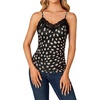 image:imageLYANER Womens Lace Trim V Neck Y2k Cami TopLight Apricot Spots