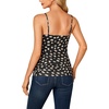 image:imageLYANER Womens Lace Trim V Neck Y2k Cami TopLight Apricot Spots