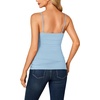 image:imageLYANER Womens Lace Trim V Neck Y2k Cami TopLight Blue
