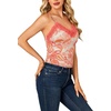 image:imageLYANER Womens Lace Trim V Neck Y2k Cami TopPink Paisley