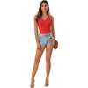 image:imageLYANER Womens Lace Trim V Neck Y2k Cami TopRed