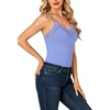 image:imageLYANER Womens Lace Trim V Neck Y2k Cami TopSky Blue