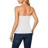 image:imageLYANER Womens Lace Trim V Neck Y2k Cami TopWhite