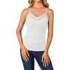 image:imageLYANER Womens Lace Trim V Neck Y2k Cami TopWhite