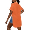 image:imageLYANER Womens Lapel Collar Sexy BlouseLight Orange