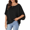image:imageLYANER Womens Off The Shoulder Y2k Crop TopsPure Black