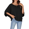 image:imageLYANER Womens Off The Shoulder Y2k Crop TopsPure Black