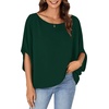 image:imageLYANER Womens Off The Shoulder Y2k Crop TopsPure Dark Green