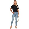 image:imageLYANER Womens Open Back Casual TeeBlack