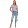 image:imageLYANER Womens Open Back Casual TeeBright Red Heart