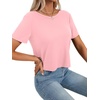 image:imageLYANER Womens Open Back Casual TeeLight Pink